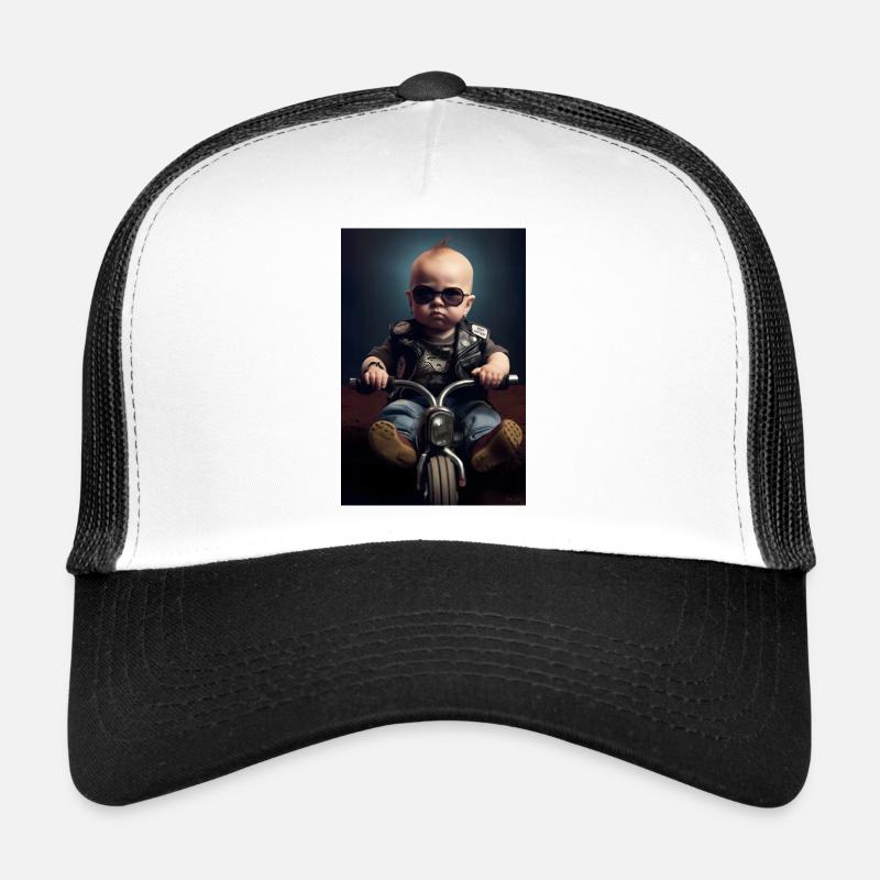 Biker Baby Trucker Cap