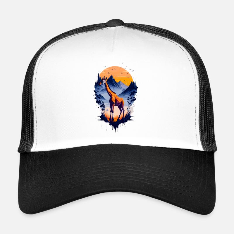 beautiful abstract giraffe Trucker Cap