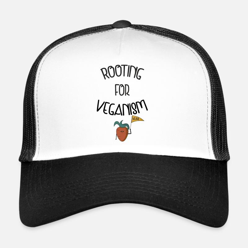 Zujubelnde Karotte - Trucker Cap - Weiß/Schwarz
