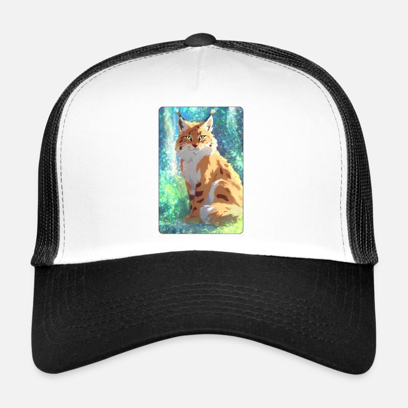 Luchs im Wald Trucker Cap