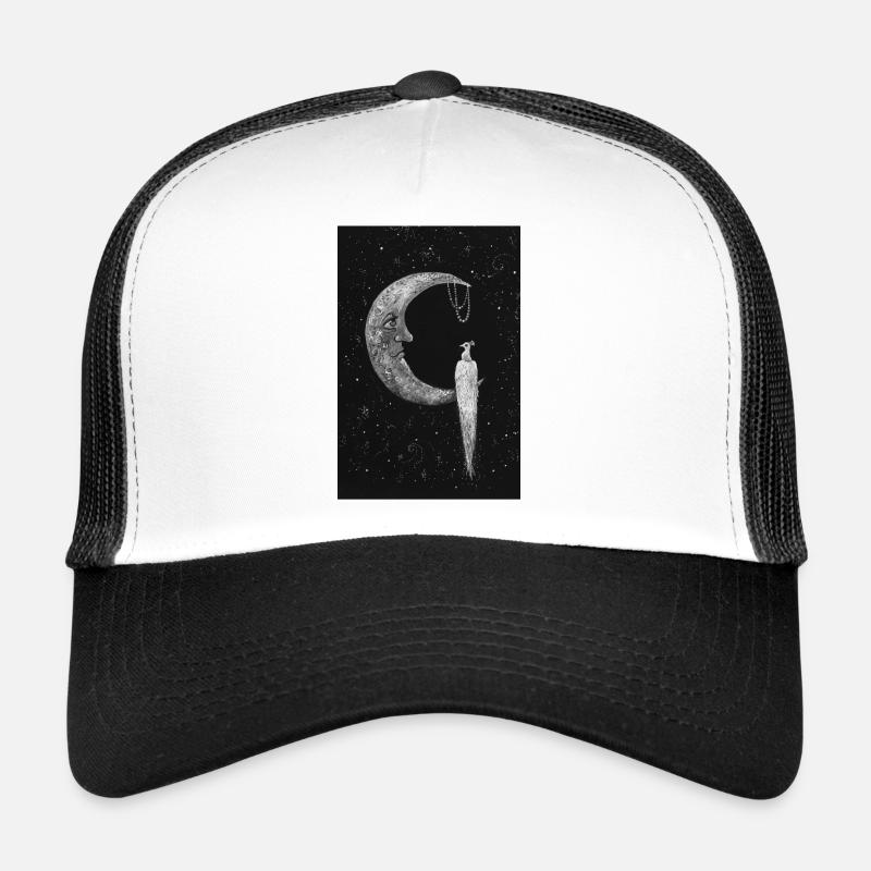 La Lune et le Paon étoilé Casquette trucker 
