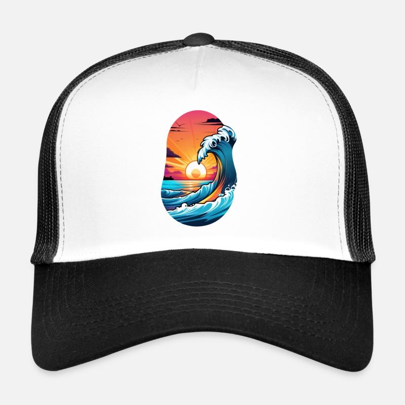 vague - été - vacances Casquette trucker 
