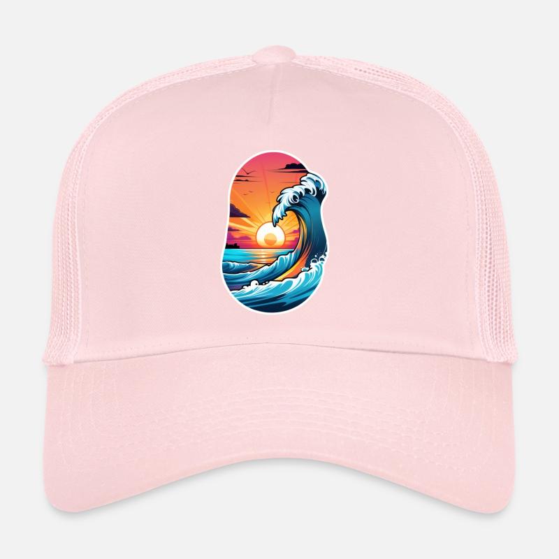 Wave - Summer - Holidays Trucker Cap