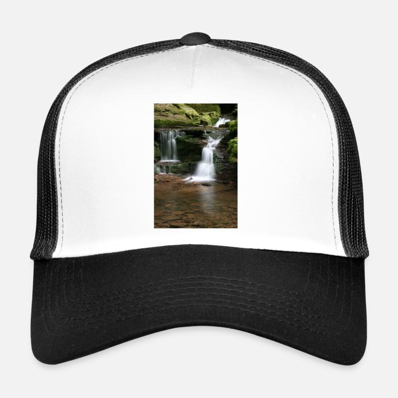 Forêt-Noire Monbach - Casquette trucker  - blanc/noir
