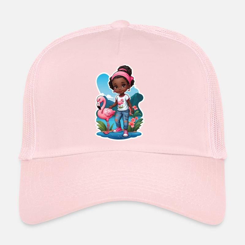 Flamingo gift idea for children Trucker Cap
