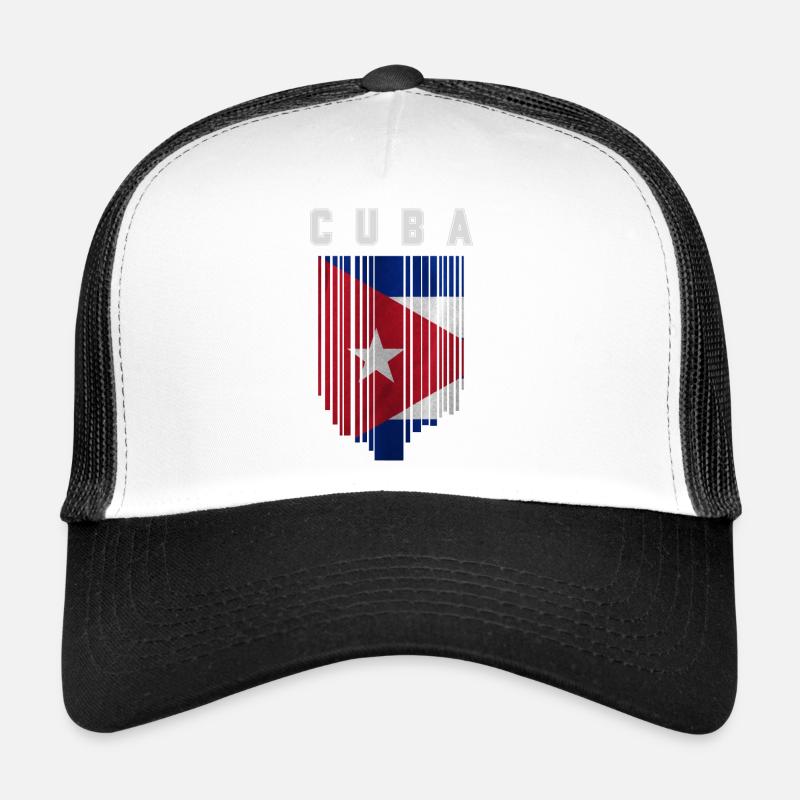 Drapeau cubain, fierté cubaine Casquette trucker 