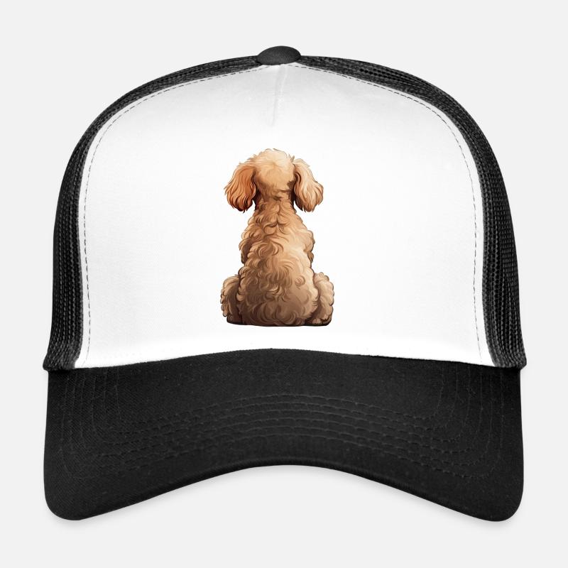 Pudel - Trucker Cap - Weiß/Schwarz