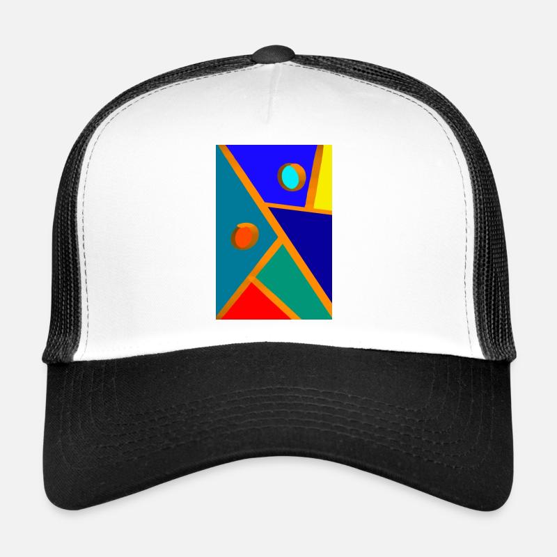 Art abstrait Casquette trucker 