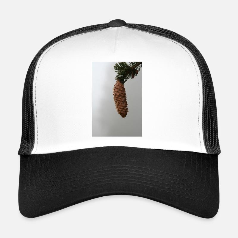 PINE CONES IN THE MORNING MIST Trucker Cap