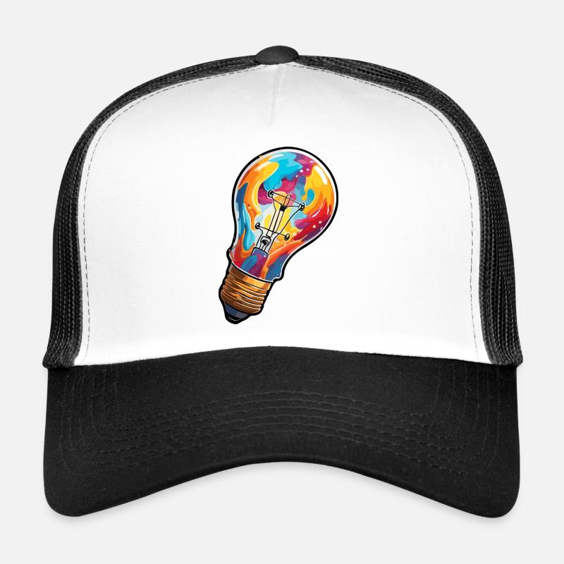 Glühbirne / Leuchtmittel / Helligkeit / Licht Trucker Cap