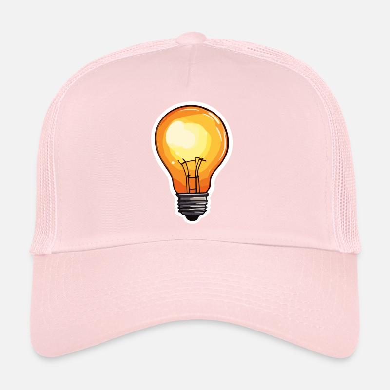 Glühbirne / Leuchtmittel / Helligkeit / Licht Trucker Cap