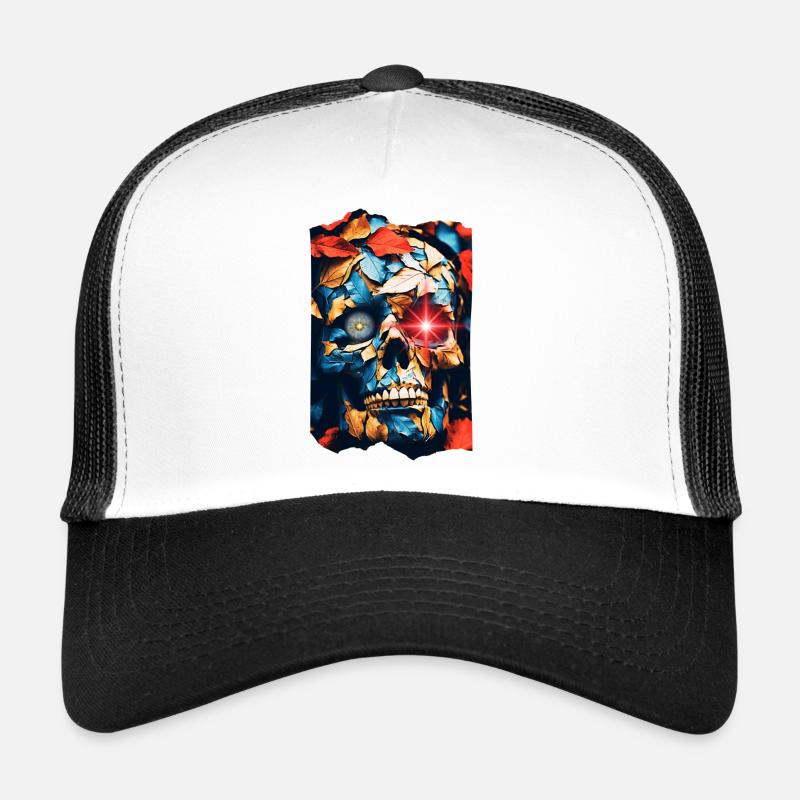 Skull Pop Art Trucker Cap