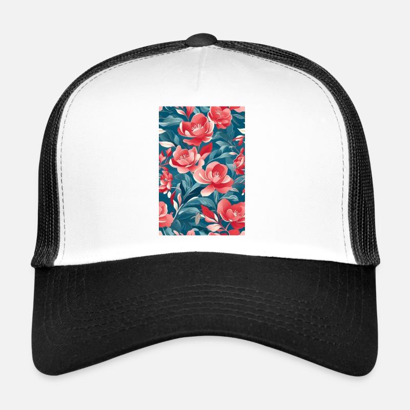 Wunderschöne Blumen Trucker Cap