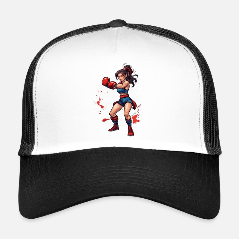 Boxer / Sport / Kampf / Arena / Boxring / Fäuste Trucker Cap