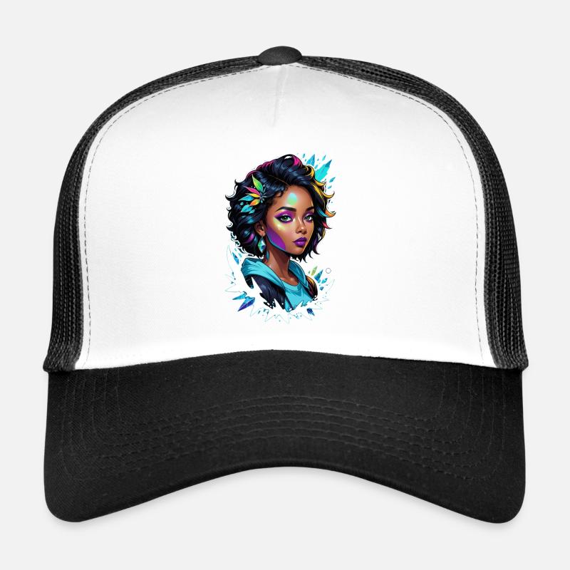 femme afro - beauté Casquette trucker 