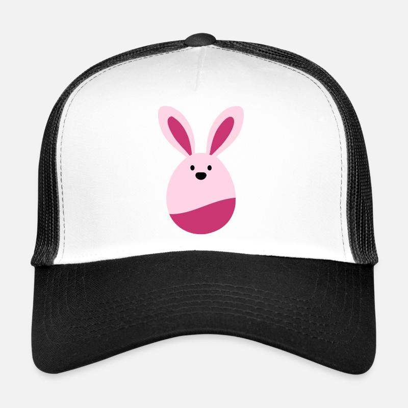 Hase - Trucker Cap - Weiß/Schwarz