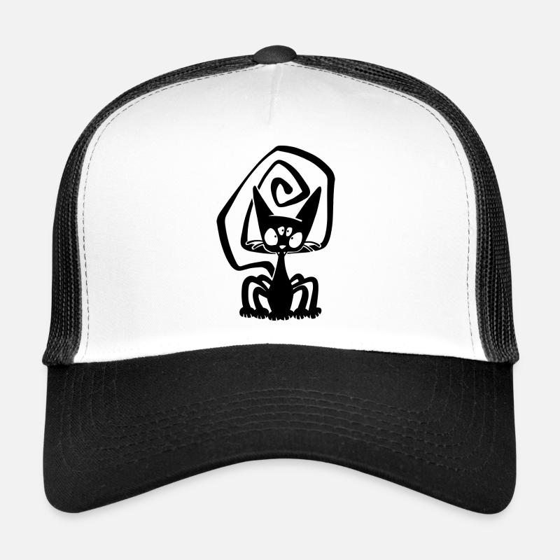 Spider Black Cat Casquette trucker 