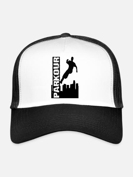 Parkour - Trucker Cap - Weiß/Schwarz