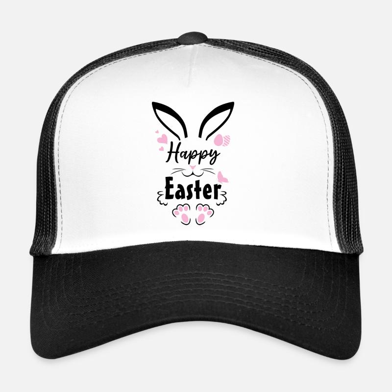Niedliches Osterdesign mit Hase Trucker Cap