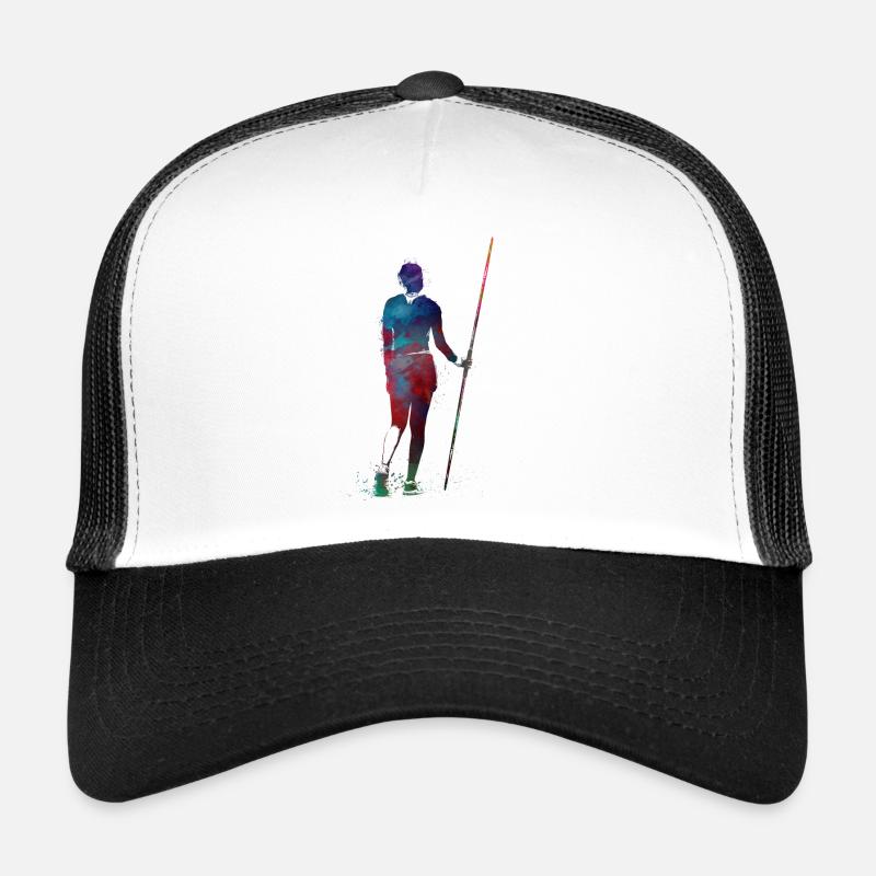 Lancer du javelot #sport #javelinthrow Casquette trucker 