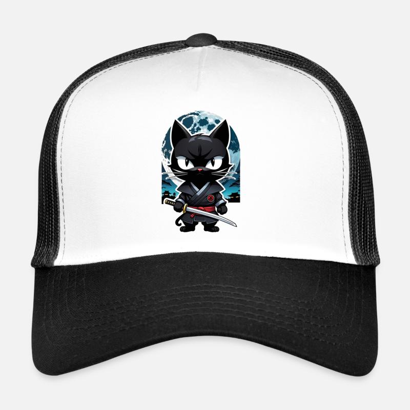 Ninja Katze - Samurai Kätzchen Trucker Cap