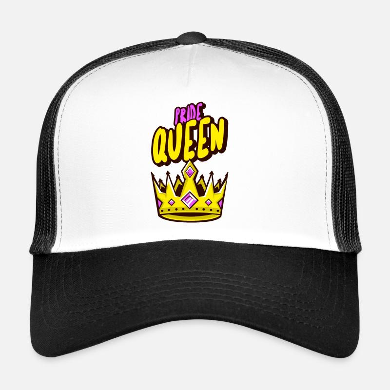 Pride queen - Casquette trucker - blanc/noir