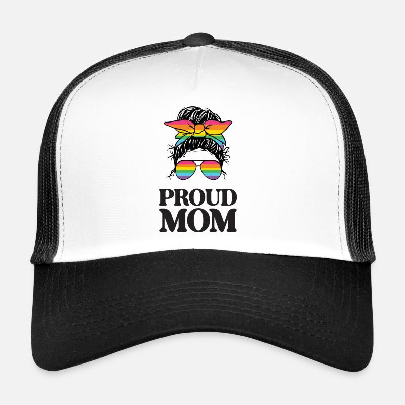 LGBT Pride Month - Proud Mom Trucker Cap