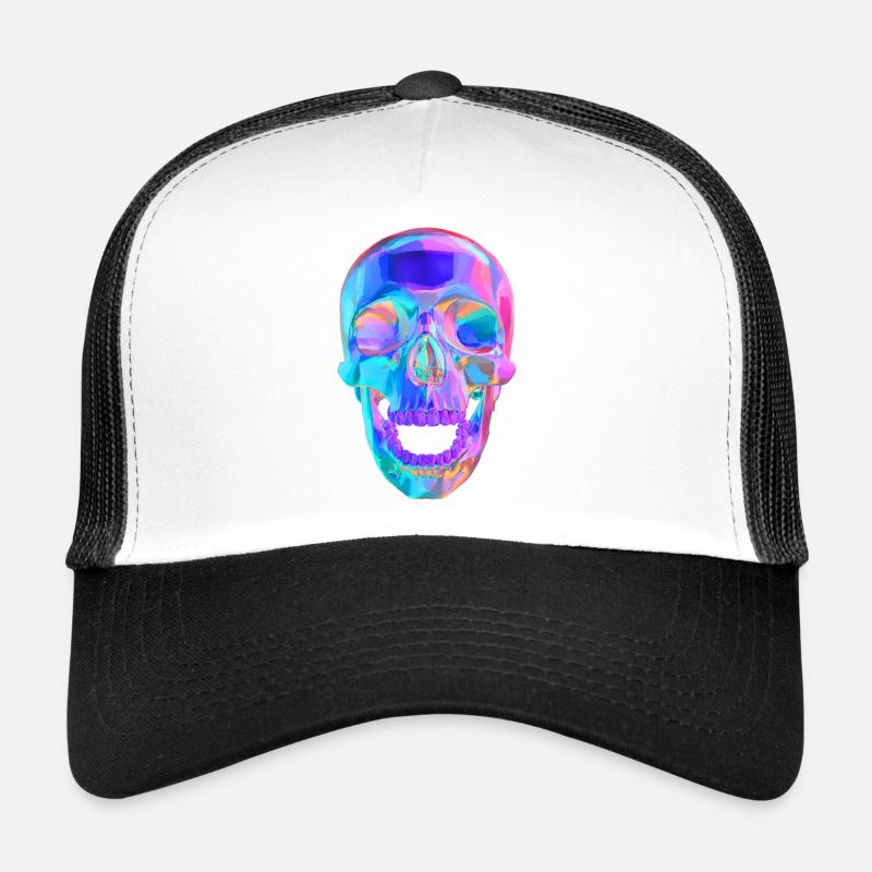 Verrücktheit - Trucker Cap - Weiß/Schwarz