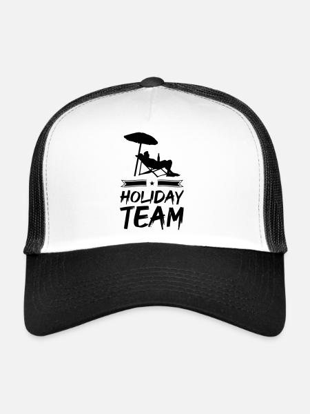 Holiday Team - Trucker Cap - white/black - Front