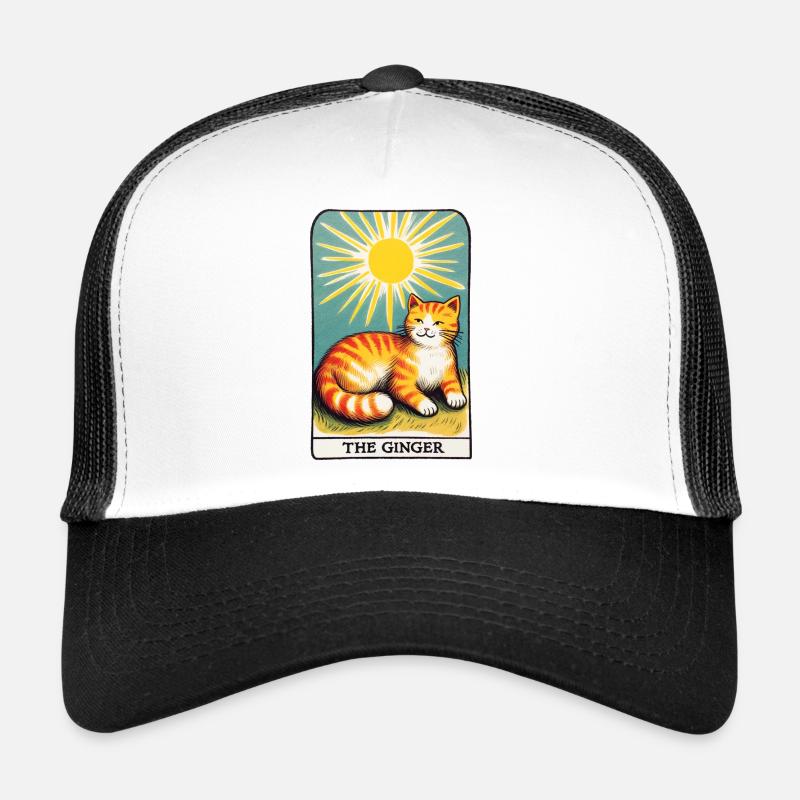 The Ginger - Trucker Cap - white/black