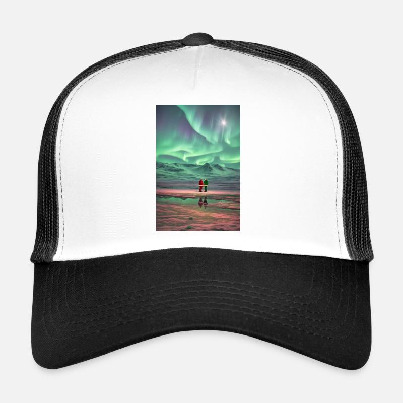 Aurora Borealis Verzauberung Aurora Borealis Trucker Cap