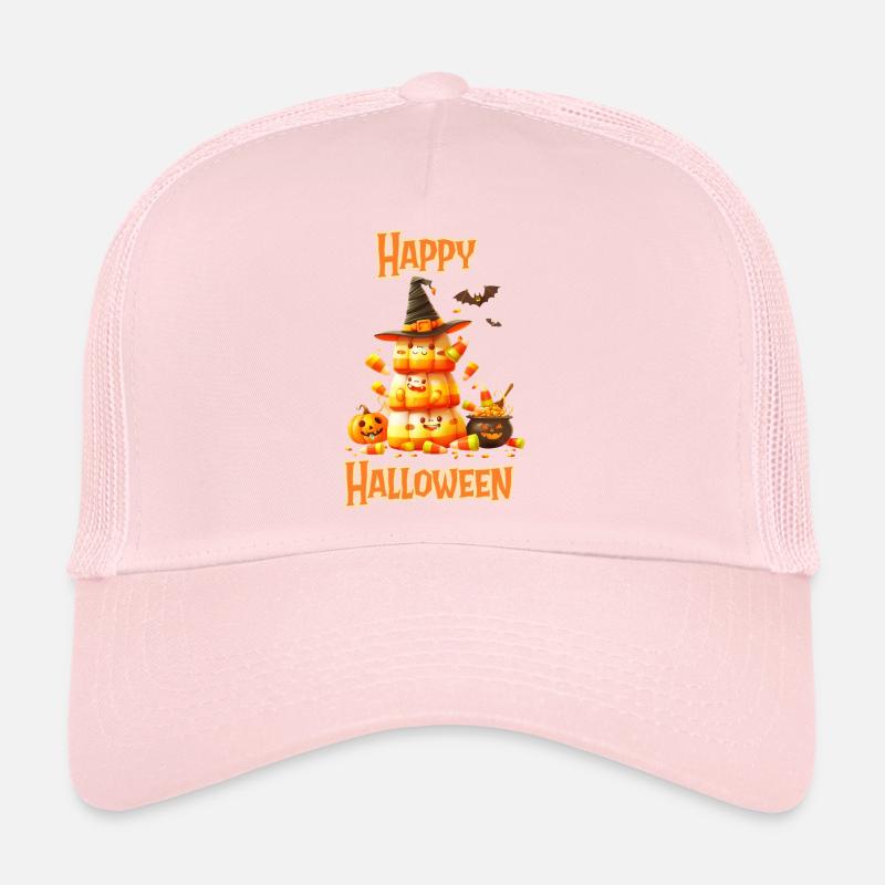 Halloween – Happy Halloween Candy Pyramid Trucker Cap