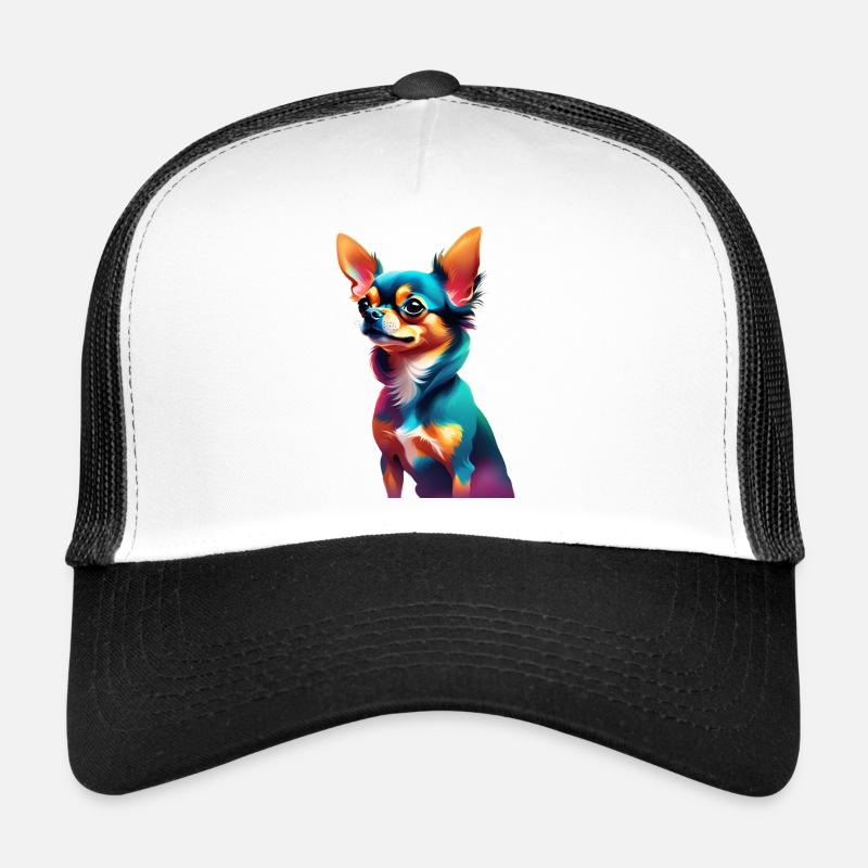 chihuahua - Trucker Cap - Weiß/Schwarz
