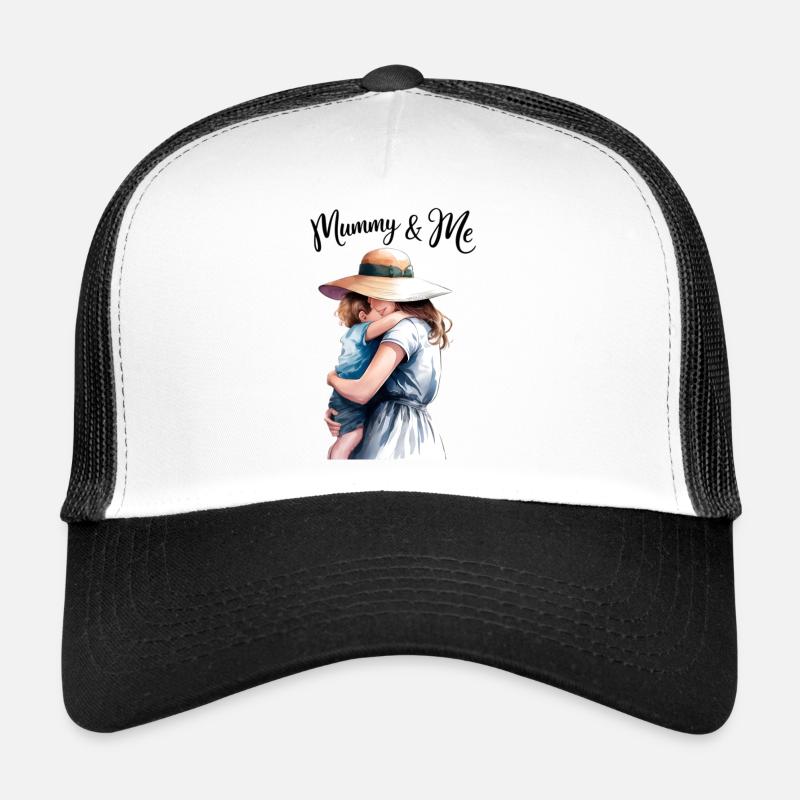 Mama und ich – Endlose Liebe - Trucker Cap - Weiß/Schwarz