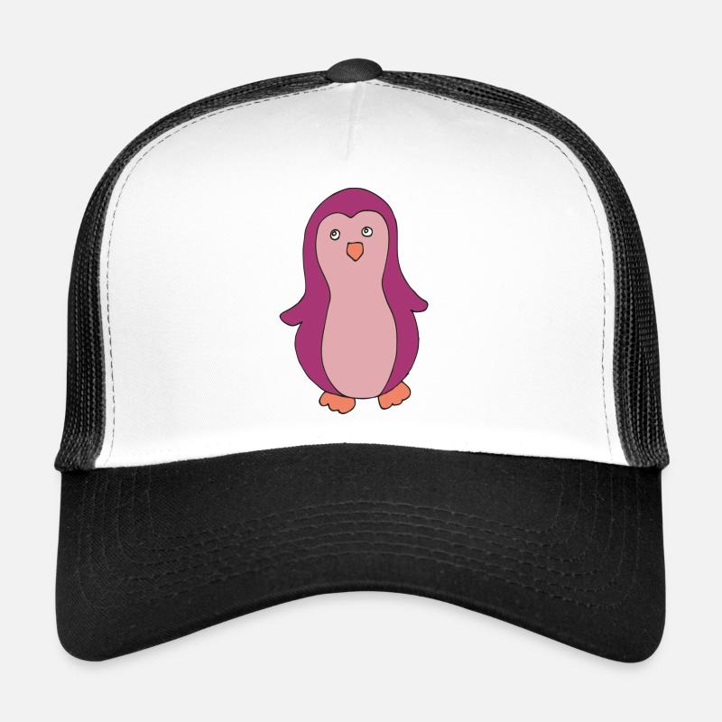 Pingouin Rose Casquette trucker 