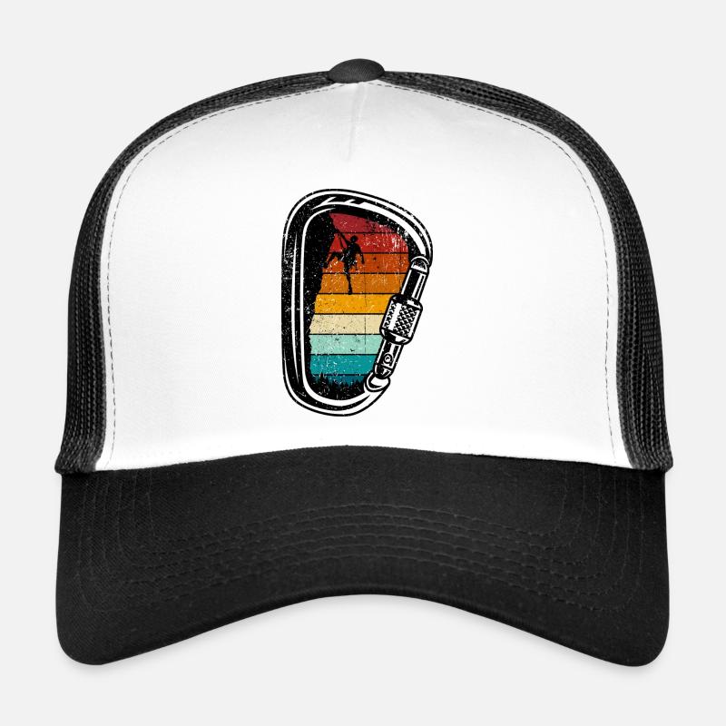 Rainbow Climb Silhouette Trucker Cap