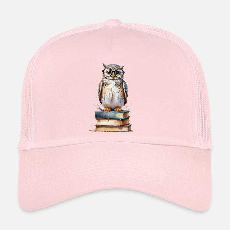 Gelehrte Eule - Aquarell Trucker Cap