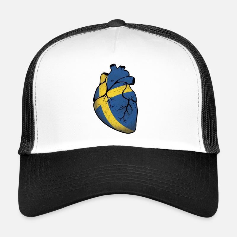 Sweden Heart Trucker Cap