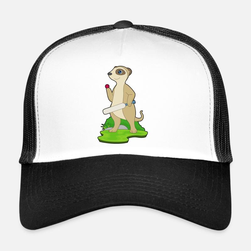 Suricate Cricket Battes de cricket Casquette trucker 