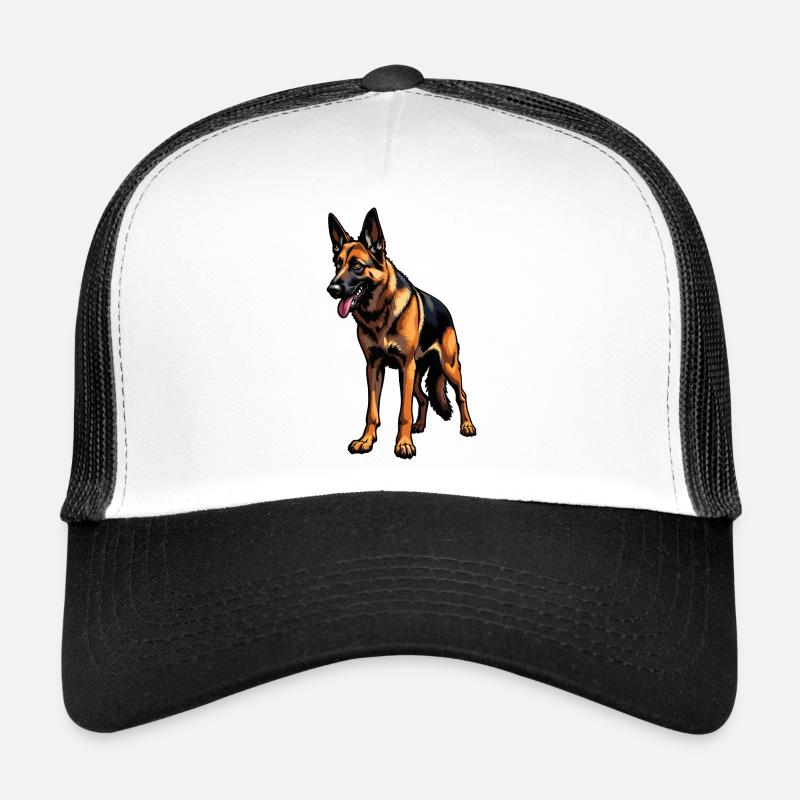 Deutscher Schäferhund German Shepherd dog Owczarek Trucker Cap
