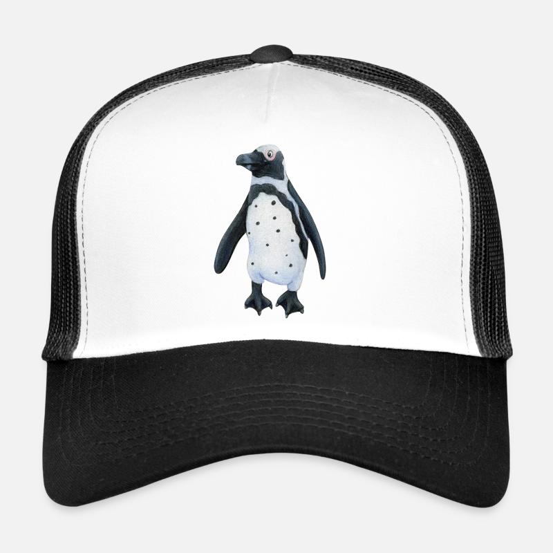 Jackass penguin - Trucker Cap - white/black