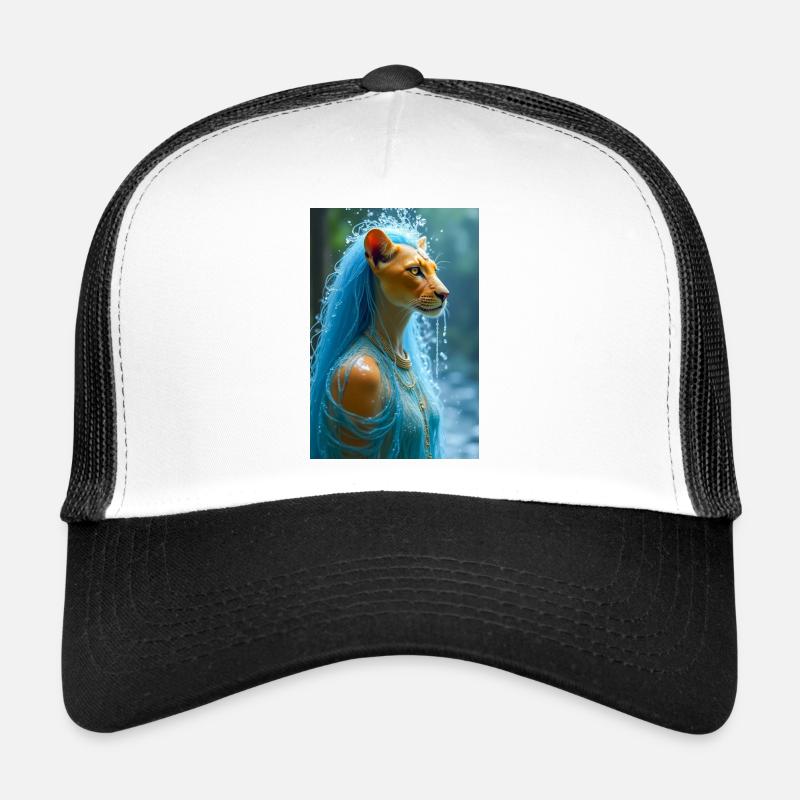 Tefnut, löwenköpfige Göttin Trucker Cap