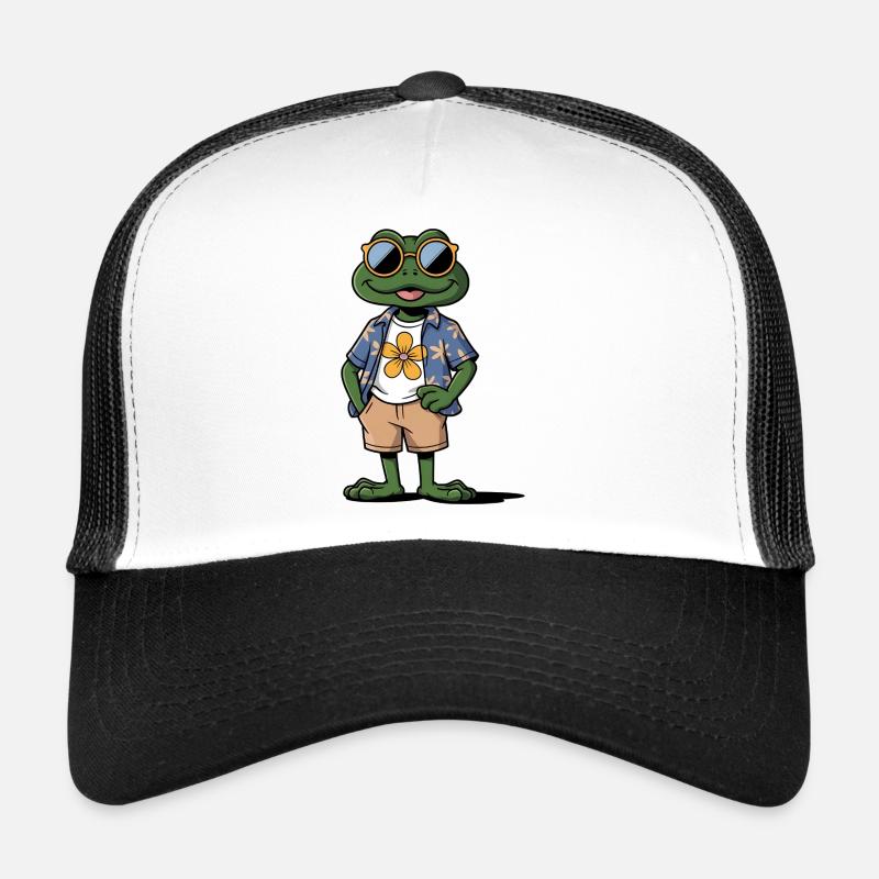 grenouille drôle d’été Casquette trucker 
