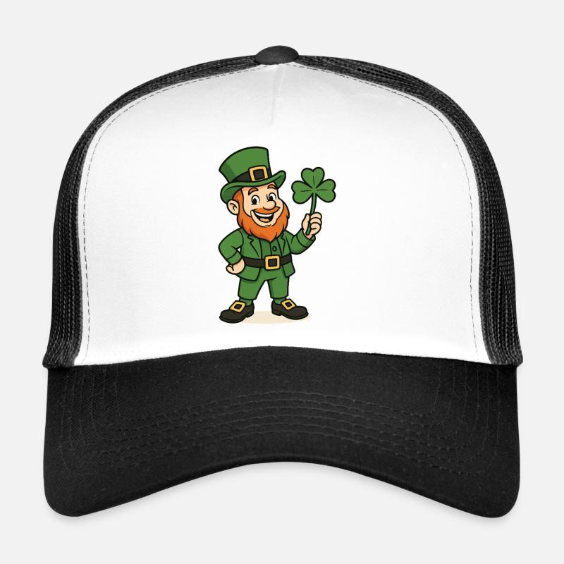 Leprechaun Shamrock Trucker Cap