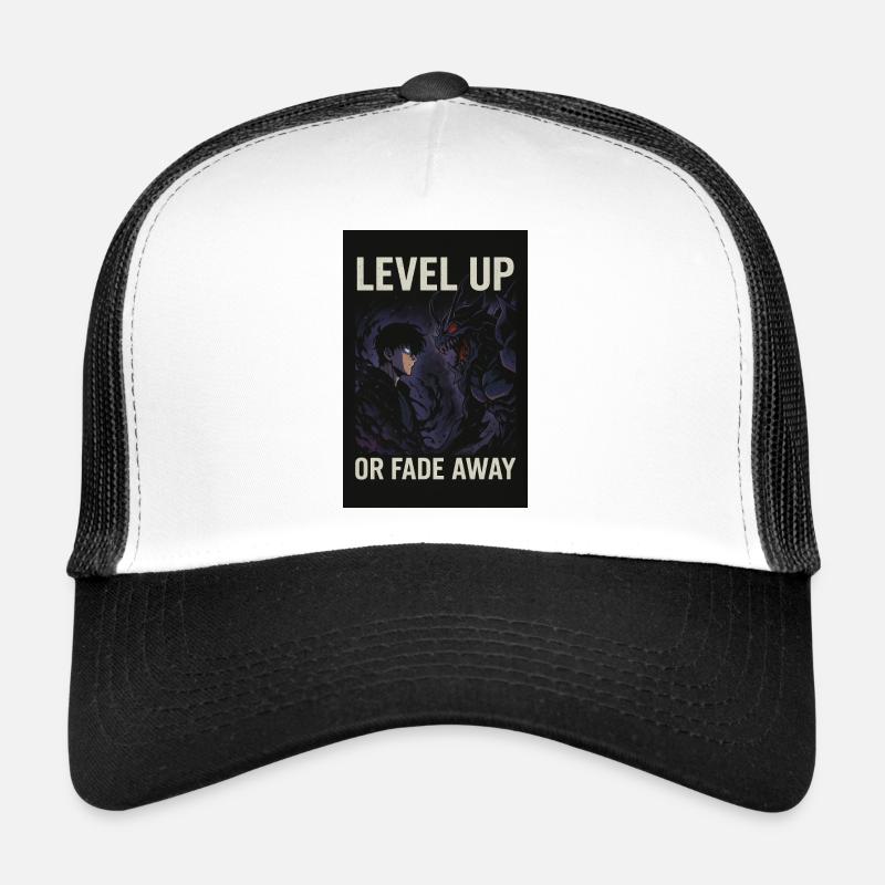 Solo Leveling - Trucker Cap - Weiß/Schwarz
