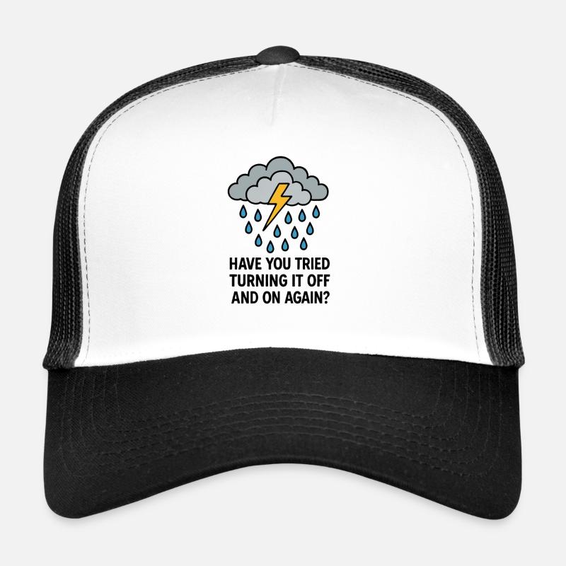 Restart pour rire : humour Temporal Tech Casquette trucker 