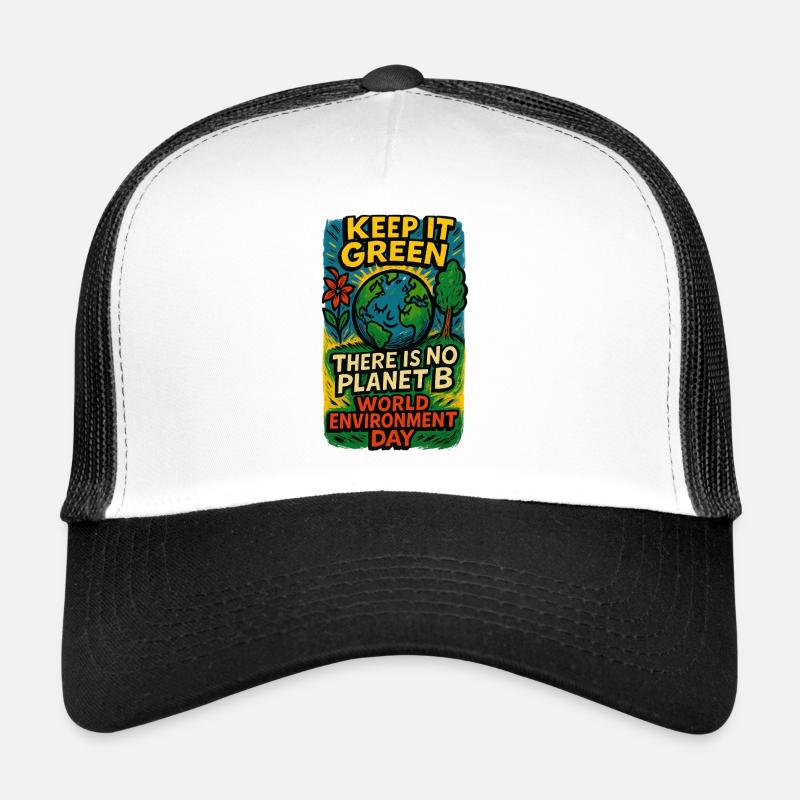 Conception du Jour de la Terre Casquette trucker 