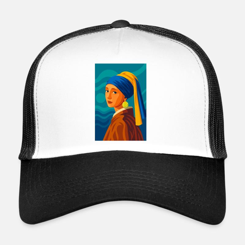Die Jungfrau (in der Schwebe) - Trucker Cap - Weiß/Schwarz
