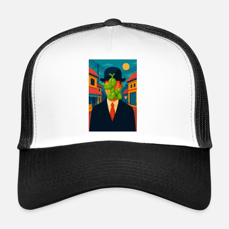 Mann (mit einem geschwollenen Hund) Trucker Cap