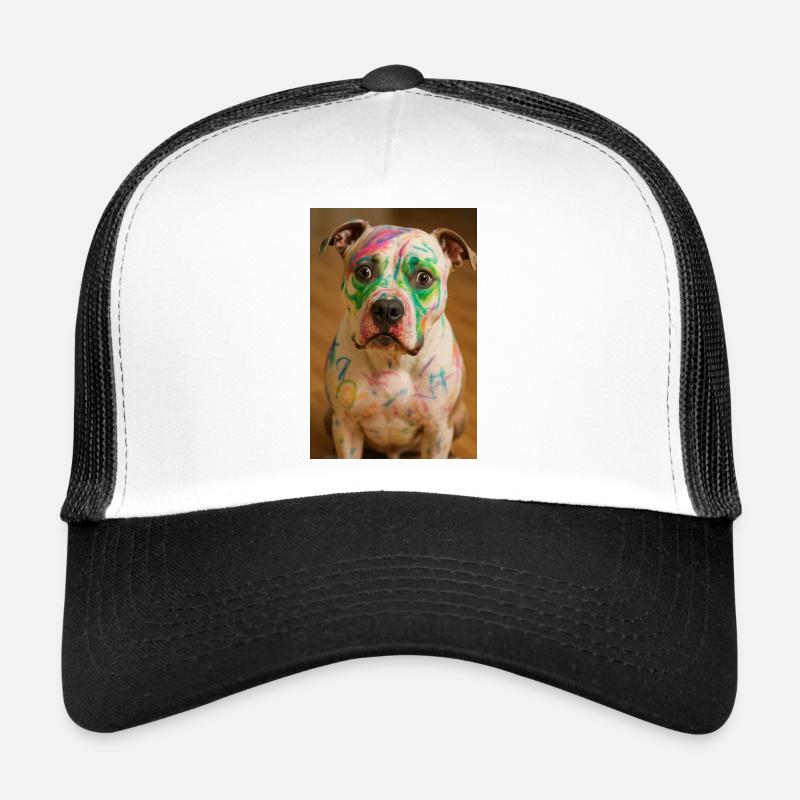 Der bemalte Hund Trucker Cap